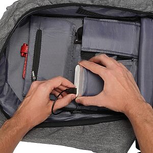 Mochila Antifurto USB-101306 – A PARTIR DE 30 UNID. - Imagem 5