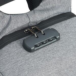 Mochila de Poliéster Anti-Furto USB com Segredo-102096 – A PARTIR DE 20 UNID. - Imagem 2