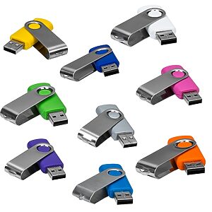 Pen Drive Giratório Metálico-1016 – A PARTIR DE 50 UNID. - Imagem 2