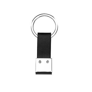 Chaveiro Metal com Couro-110028 – A PARTIR DE 200 UNID. - Imagem 2