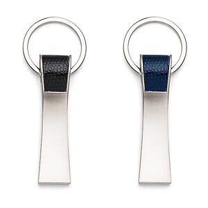 Chaveiro Metal com Couro-112025 – A PARTIR DE 200 UNID. - Imagem 2