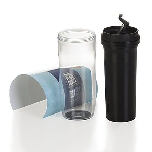 Copo Plástico Porta Fotos 350ml-112777 – A PARTIR DE 100 UNID. - Imagem 2