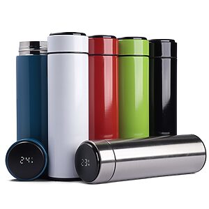 Garrafa Térmica Metálica 500 ml com Display LED-114644 – A PARTIR DE 40 UNID. - Imagem 2