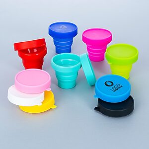 Copo Retrátil de Silicone 150ml-118578 – A PARTIR DE 200 UNID. - Imagem 2
