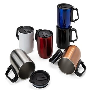 Caneca Térmica Inox Parede Dupla 350 ml-118624 – A PARTIR DE 60 UNID. - Imagem 3