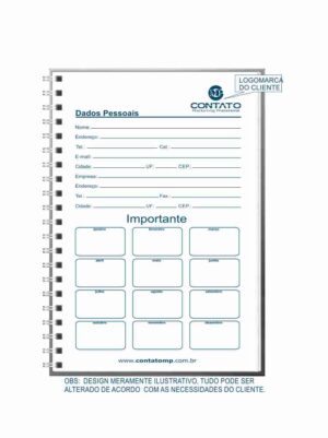 Caderno 19x27 cm - CAD1927 - A PARTIR DE 100 UNID. - Imagem 5
