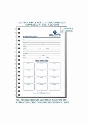 Caderno 17x24cm - CAD1724 - A PARTIR DE 100 UNID. - Imagem 5