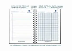 Caderno 17x24cm - CAD1724 - A PARTIR DE 100 UNID. - Imagem 7