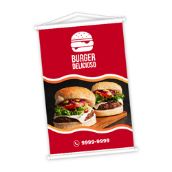 Banner de Lona 300g 1x1m - A PARTIR DE 5 UNID.