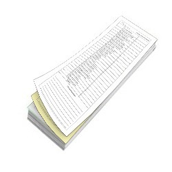 Bloco Comanda Autocopiativo 10x30cm-A PARTIR DE 50 UNID.