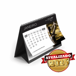 Calendário de Mesa 11x15cm-A PARTIR DE 100 UNID.