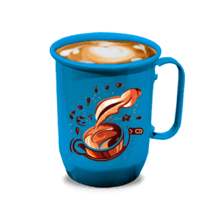 Caneca de Alumínio de 500ml - A PARTIR DE 50 UNID.