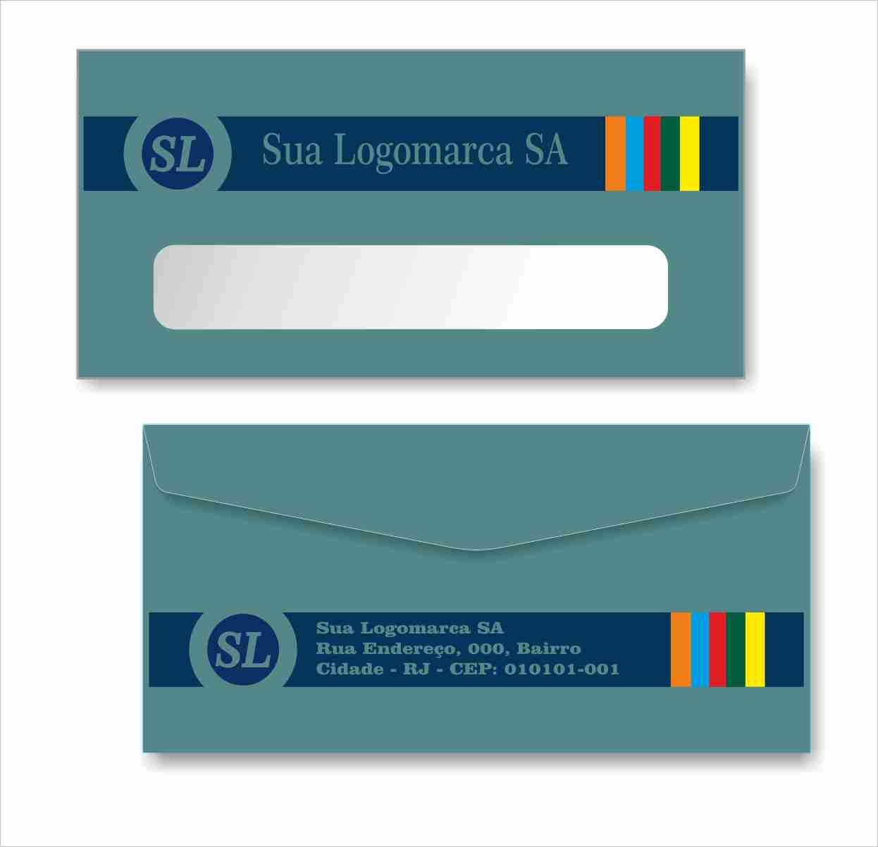 Envelope com Janela 11x23cm - OFFSET 120g - A PARTIR DE 500 UNID. - Imagem 3