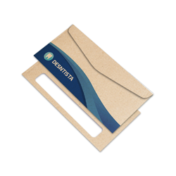 Envelope com Janela 11x23cm - RECICLADO 90G - A PARTIR DE 500 UNID..