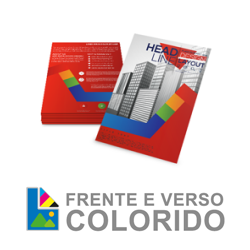 Folheto Flyer 15X21cm-A PARTIR DE 1000 UNID.