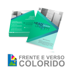 Folheto Flyer 21x30cm-A PARTIR DE 1000 UNID.