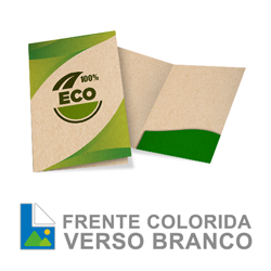 Pasta com Bolso 22x30cm - RECICLADO 300G - A PARTIR DE 100 UNID.