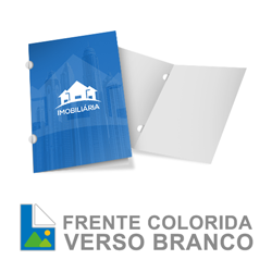 Pasta com Orelha 22x30cm - DUODESIGN 300g - A PARTIR DE 100 UNID.