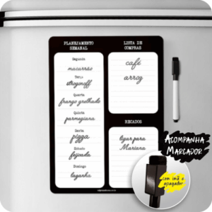 Quadro Magnético A4 (21X30 cm) - A PARTIR DE 20 UNID.