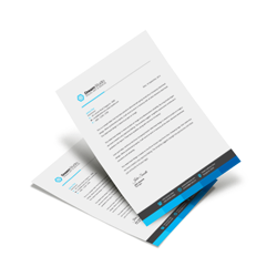 Papel Timbrado A4 - Offset 90g - A PARTIR DE 1000 UNID.