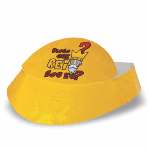 Viseira de papel 250g - A PARTIR DE 100 UNID.