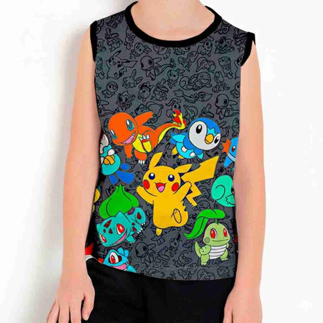 Camiseta Infantil Machão de Poliéster - A PARTIR DE 15 UNID.