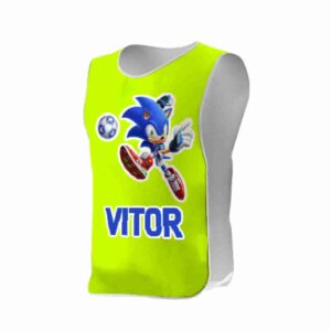 Colete Infantil de Poliéster com Gravação Total - A PARTIR DE 20 UNID.